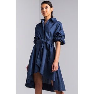 AKIRA High Low Denim Dress